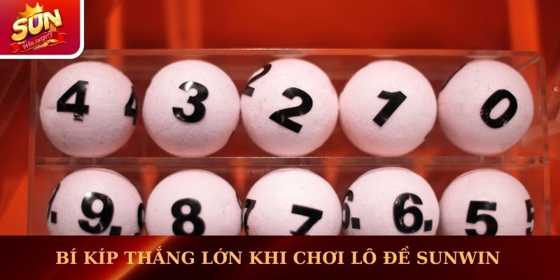 Mẹo chơi cá cược lô đề Sunwin hay nhất bet thủ nên biết 